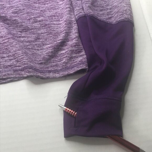 Danskin Now Women's XL 14-16 Purple Long Sleeve Exercise Top Preowned - Picture 4 of 11